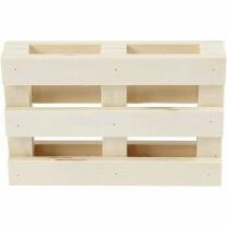 Miniatur - Holzpalette natur 12 x 8 x 2,5 cm