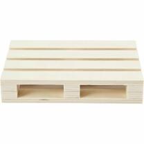 Miniatur - Holzpalette natur 12 x 8 x 2,5 cm