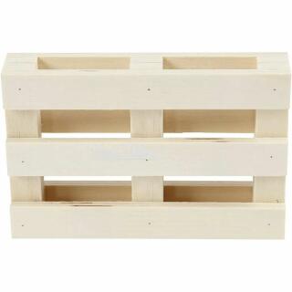 Miniatur - Holzpalette natur 12 x 8 x 2,5 cm