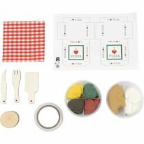 Mini Kreativ Set Wichteltür - Pizza