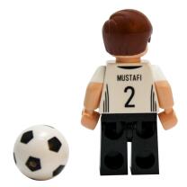 Serie 71014 Lego  DFB - Die Mannschaft - Minifigur Nr. 2 Shkodran Mustafi