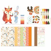 Papier-Bastelset "Woodland Friends"