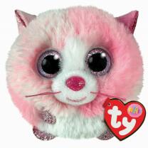 Ty Beanie Balls Puffies - Auswahl Katze pink Tia