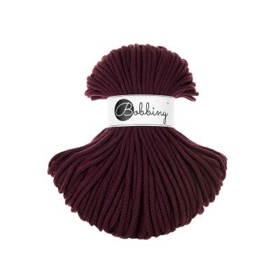 Bobbiny Premium Kordel 5 mm x 100 m Burgundy