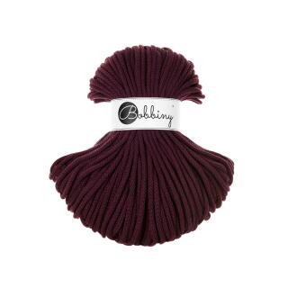 Bobbiny Premium Kordel 5 mm x 100 m Burgundy