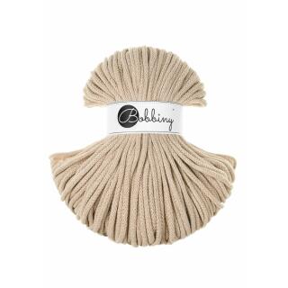 Bobbiny Premium Kordel 5 mm x 100 m Warm Beige