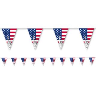 USA - Wimpelkette  3,5 m