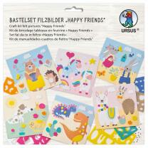 Bastelset Filzbilder "Happy  friends"