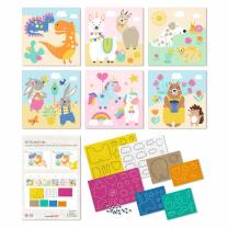 Bastelset Filzbilder "Happy  friends"