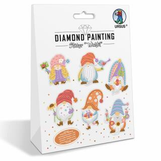 Bastelset Diamond Painting Sticker "Wichtel"