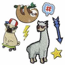 Bastelset Diamond Painting Sticker "Animal friends"