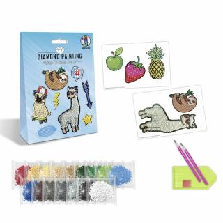 Bastelset Diamond Painting Sticker "Animal friends"