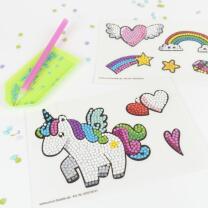 Bastelset Diamond Painting Sticker "Unicorn"