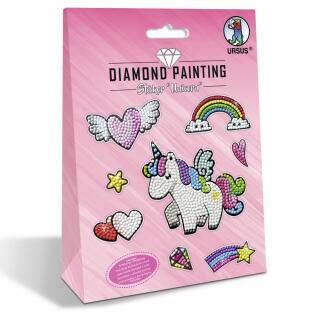 Bastelset Diamond Painting Sticker "Unicorn"