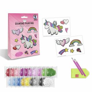 Bastelset Diamond Painting Sticker "Unicorn"