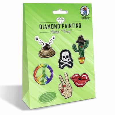 Bastelset Diamond Painting Sticker "Funny"