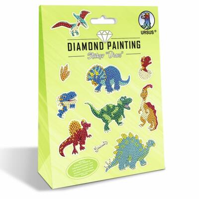 Bastelset Diamond Painting Sticker "Dinos"