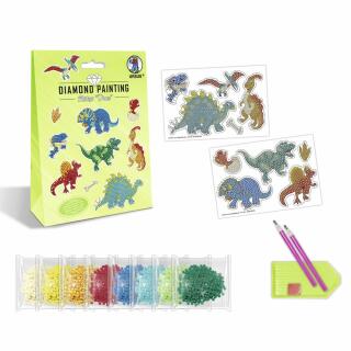 Bastelset Diamond Painting Sticker "Dinos"