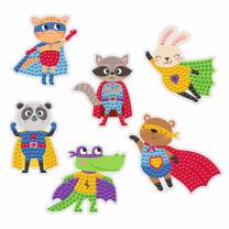 Bastelset Diamond Painting Sticker "Super Heroes"