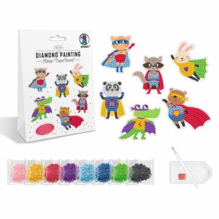 Bastelset Diamond Painting Sticker "Super Heroes"