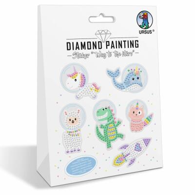 Bastelset Diamond Painting Sticker "Way to the stars"