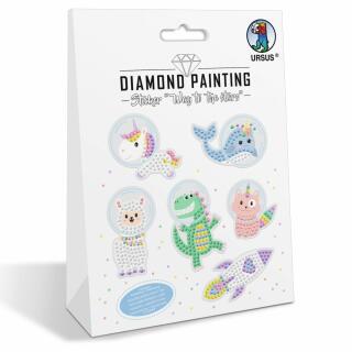 Bastelset Diamond Painting Sticker "Way to the stars"