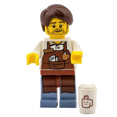 Serie 71004 Lego Movie Minifigur  Nr. 10 Barista Larry