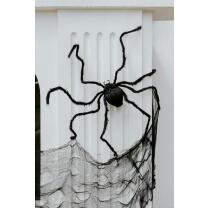 großes Spinnennetz schwarz 9,8 x 0,72 m - Halloween