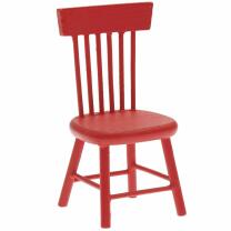 Miniatur Stuhl rot