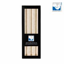 4 Stabkerzen Stearin 250 x 22 mm in Geschenkbox - 01...