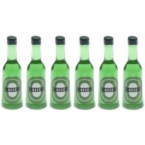 Miniatur Bierflaschen, 6 Stück