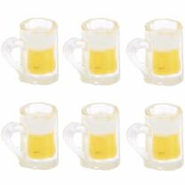 Miniatur Biergläser, 6 Stück