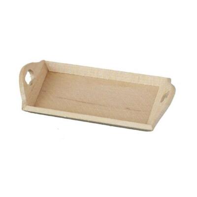 Miniatur Holz-Tablett, 5 cm