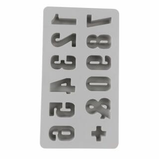 Silikon Gießform Zahlen 0 - 9