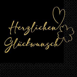 Servietten - Herzlichen Glückwunsch