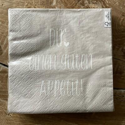 Servietten - Dir einen guten Appetit, 20 Stück