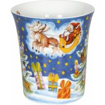 Könitz Adventskalender als Tasse - 24 Flächen zum Freirubbeln