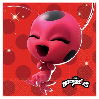 Servietten Miraculous Ladybug - Design 2024, 16 Stück