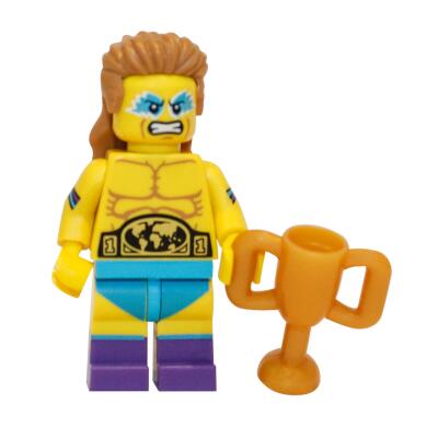 71011 - Lego Serie 15 Minifigur Nr. 14 Wrestling Champion