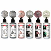 Blob Paint FarbSet Silber Moon, 6 Farben a 90 ml