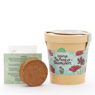 Schokoblumen aus dem Becher