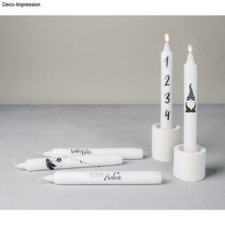 Transferfolie - Kerzentattoos Winter + Christmas, 2 Bogen