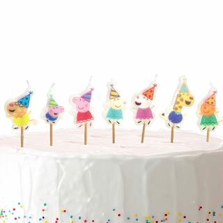 Minikerzen Peppa Pig -Kuchendekoration - Design 2024