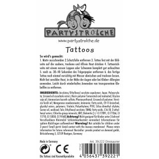 Dino - Dinosaurier  - Tattoos, 1 Bogen