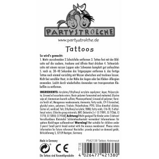 Weltall - Astronaut Flo - Tattoos, 1 Bogen