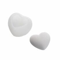 Silikonform -  Gießform Herz - Herz klein - 5,2 x...