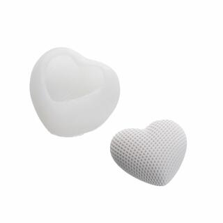 Silikonform -  Gießform Herz - Herz klein - 5,2 x 4,5 cm