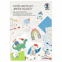 Papier-Bastelset "Winter Holidays"