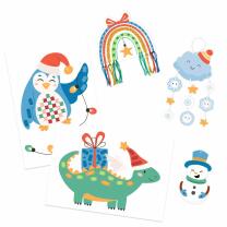 Papier-Bastelset "Winter Holidays"
