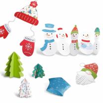 Papier-Bastelset "Winter Holidays"